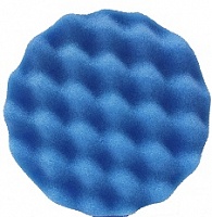 PRO.STO Рифленый полировальный диск на липучке 150х30 мм., Голубой, жесткий